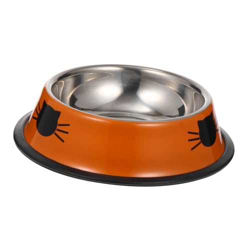 Kisangel Katzennapf Edelstahl Dog Bowl Hunde schüssel dogbowl Welpe Fressnapf für Haustiere Katzennäpfe Welpe Katze Schleife Futternapf für Kätzchen Haustiernapf Kätzchen Schüssel von Kisangel