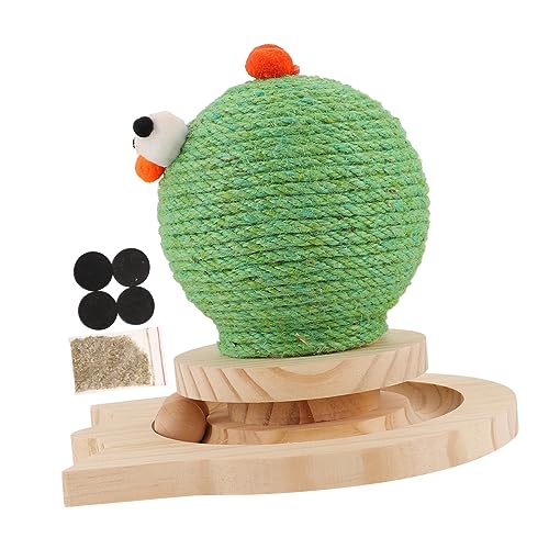 Kisangel Kratzbaum Für Katzen Katzen-Puzzle-Feeder Kratzer Katze Für Wohnungskatzen Katzenleckerlis Für Wohnungskatzen Fernbedienung Kat Katze Kratzmatte Katzenstift Sisal Green von Kisangel