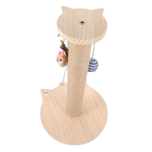 Kisangel Kratzbaum für Katzen aus Sisal Katzennagelfeile Kratzbaum Kratzbrett Kratzmöbel für Katzen katzenmöbel Spielzeuge Kratzspielzeug für Katzen Kratzbaum für den Haushalt vertikal Pole von Kisangel