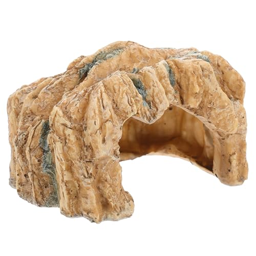 Kisangel Naturnahes Schildkrötenversteck aus Harz Aquarien Habitat mit Kletterplattform Gelbe Fels höhle Sonnige Terrassenlandschaft für Reptilien und Aquarientiere Kisangel Naturnahes Schildkrötenversteck aus Harz Aquarien Habitat mit Kletterplattform Gelbe Fels höhle Sonnige Terrassenlandschaft für Reptilien und Aquarientiere von Kisangel