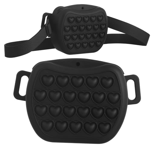 Kisangel Packung hundefutter Leckerlibeutel für Hunde Tasche für hundeleckereien Hundetraining-Leckerlibeutel Hundesnackbehälter hundeleckerlibeutel silikon Beutel behandeln Kieselgel Black von Kisangel