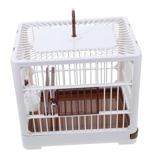 Kisangel Reise-vogelkäfig Mit Sitzstange Leicht Und Tragbar Für Sittiche Und Andere Vögel Abnehmbares Tablett Für Einfache Für Outdoor- Kisangel Reise-vogelkäfig Mit Sitzstange Leicht Und Tragbar Für Sittiche Und Andere Vögel Abnehmbares Tablett Für Einfache Für Outdoor- von Kisangel