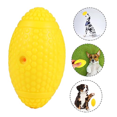 Kisangel Pet-Ball zahnhygiene mundhygiene Dog Toy Hund Spielzeug Backenzahnspielzeug für Hunde Spielzeuge Ballspielzeug für Hunde Spielzeug für Haustiere der Hund Fußball Hundeball Emulsion von Kisangel