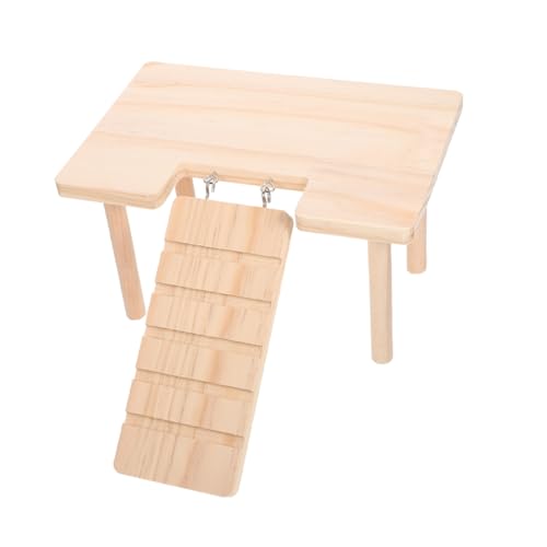 Kisangel Plattform für Hamsterkäfige Hamster-Plattform-Spielplatz Holztunnel für Hamster Hamsterbrücke Plattformspielzeug aus Holz für Hamster Hamsterholztunnel Hamstertreppe hölzern Beige Kisangel Plattform für Hamsterkäfige Hamster-Plattform-Spielplatz Holztunnel für Hamster Hamsterbrücke Plattformspielzeug aus Holz für Hamster Hamsterholztunnel Hamstertreppe hölzern Beige von Kisangel