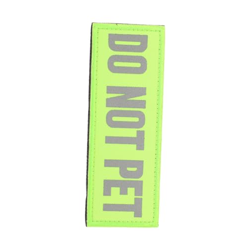 Kisangel Reflektierender Service Hund Patch Do Not Pet Sicherheitsabzeichen aus Strapazierfähigem Nylon Abnehmbar für Hundegeschirr Weste Halsband und Leinenhülle Professionelles Training Kisangel Reflektierender Service Hund Patch Do Not Pet Sicherheitsabzeichen aus Strapazierfähigem Nylon Abnehmbar für Hundegeschirr Weste Halsband und Leinenhülle Professionelles Training von Kisangel