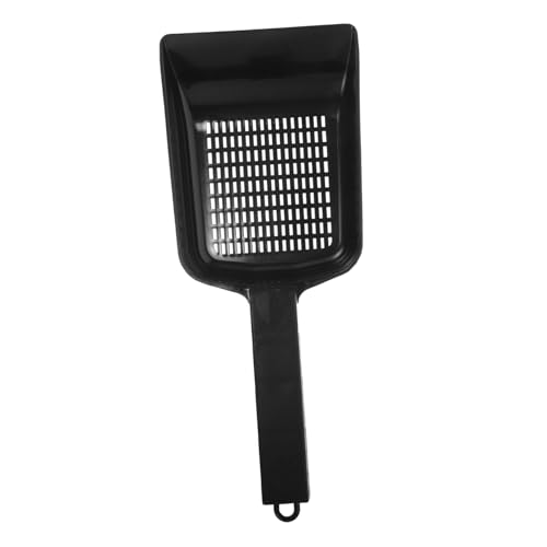 Kisangel Reinigungswerkzeug für Aquarien heizlùfter DWR Aqua Aquarium waterw Shovel Bluter Reiniger Scoop Teichpumpe Kühler Aquarienschaufel Aquarium saubere Schaufel Plastik Black von Kisangel