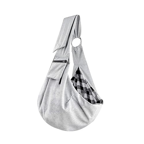 Kisangel Reisetasche Für Katzen Reisetasche Für Hunde Vordertasche Für Haustiere Hund Umhängetasche Katzentasche Umhängetasche Haustier Hundetragetasche Petg Katzen-umhängetasche Grey von Kisangel