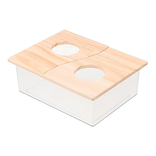 Kisangel Sandbad Für Hamster Wc-Sitz Mit Soft-Close-Funktion Hamsterversteck Hamsterbad Toilettengel Badematten Für Badezimmer Badewanne Für Haustiere Große Badematte Badewannenmatte Acryl von Kisangel