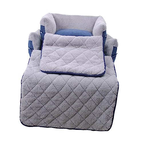 Kisangel Schlafsofa Hundecouchbett Waschbares Hundebett Hundebetten Extra Großes Hundebett. Großes Hundebett Hundesofa Hundehütte Haustier-Sofa Muschelschale Haustierbett Quadrat von Kisangel