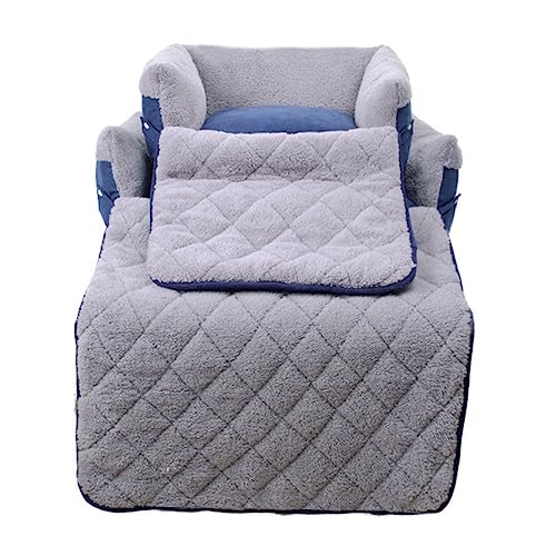 Kisangel Schlafsofa hundebetten haustierbett Hunde Couch Hundedecke Dog Sofa Multifunktionaler Hundezwinger Hundecouchbett waschbares hundebett Hundehütte Quadrat Matratze Muschelschale von Kisangel