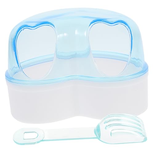 Kisangel Set Hamster Sandbad Box Transparente Badebox Für Hamster Ideal Für EIN Sauberes Und Sicheres Sandbad Kleiner Haustier Sandbad Behälter Für Kleine Nager Einfach Zu Reinigen Und von Kisangel