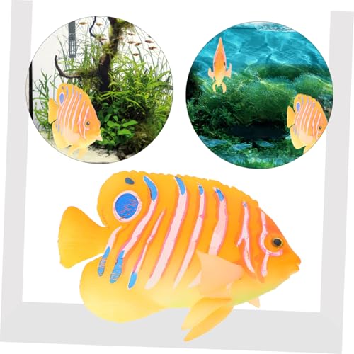 Kisangel Simulierte Aquarium Deko Fisch Orange aus Umweltfreundlichem Kunststoff Naturnahe Nachbildung für Fischbecken Natürliche Gestaltung Langlebig für Aquarien und Glasbehälter Kisangel Simulierte Aquarium Deko Fisch Orange aus Umweltfreundlichem Kunststoff Naturnahe Nachbildung für Fischbecken Natürliche Gestaltung Langlebig für Aquarien und Glasbehälter von Kisangel