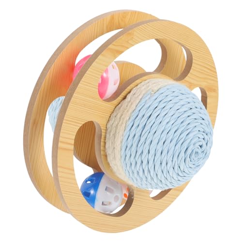 Kisangel Sisal-Plattenspieler-Spielzeug Katzenkratzer für den Haushalt Spielzeug für Kätzchen interaktives katzenspielzeug Interactive cat Toy Spielzeuge Schaber kratzbaum für Katzen Boden von Kisangel