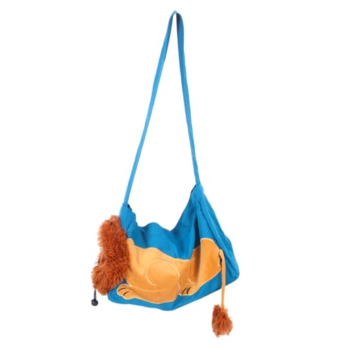 Kisangel Tasche Für Haustiere Katzentasche Katzenkäfig Tragetasche Für Katzen Beutel Hundetaschenhalter Welpenträger Welpentragetuch Hund Geldbörse Transportbox Für Haustiere Segeltuch Blue von Kisangel