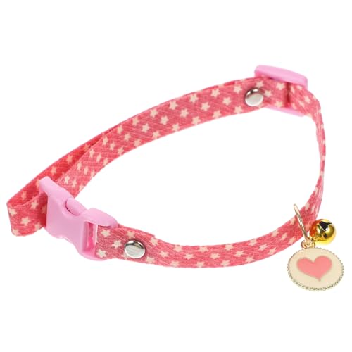 Kisangel Katze Kleines Katzenhalsband Süßes Hundehalsband Entzückendes Katzenhalsband Zartes Hundehalsband Katzenhalsband Mit Anhänger Zubehör Polyester von Kisangel