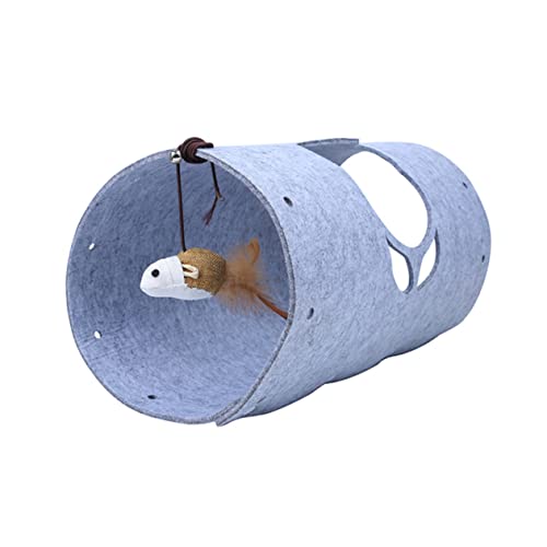 Kisangel Tunnelspielzeug für Katzen interaktives Kitten katzenmatte cat Bed katzenhaus Katzenrohr Katzentunnel für Haustiere Katzenspielzeug Pet-Tube- von Kisangel