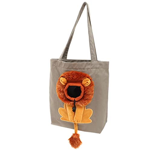 Kisangel Umhängetasche Katzentragetasche atmungsaktive Katzentasche Canvas-Tasche Hund Haustiere hosenträger Einkaufstaschenträger Schultertasche Bote Handtasche Reisetasche Rucksack Reisen von Kisangel