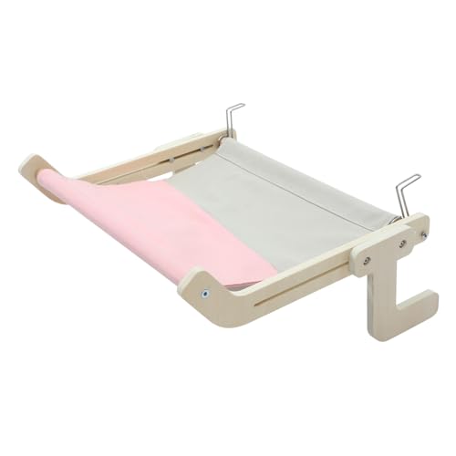 Kisangel Upgrade Katzenfensterbett Robuste Und Verstellbare Hängematte Für Katzen Mit Abnehmbarem Stoffbezug Pink Ideal Für Indoor Katzen Und Gemütliche Schlafplätze von Kisangel