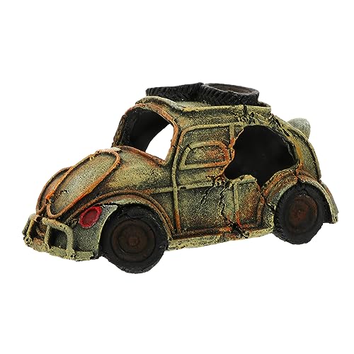 Kisangel Vintage Auto Ornament für Aquarium Retro Car Deko für Fischbecken Resin Handwerk für Heimdekoration Garten und Kinderzimmer Kreatives Aquarium Ornament Kisangel Vintage Auto Ornament für Aquarium Retro Car Deko für Fischbecken Resin Handwerk für Heimdekoration Garten und Kinderzimmer Kreatives Aquarium Ornament von Kisangel