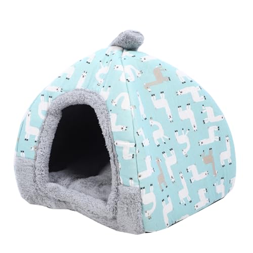 Kisangel kleines hundebett Zelt Katzenbett für Haustiere Bilden Wasserdichtes Hundebett pet Teepee haustierbett katzenbetg Welpenbett Katzenhaus Waschbar Französischer Hund von Kisangel