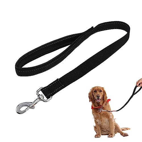 1 x Hunde-Sicherheitsgurt, Hundeleine, um das Ziehen an der Leine zu stoppen, 60 cm, robuste Trainingsleine, bessere Kontrolle, kurzes Seil, reflektierender Streifen, starkes Nylonband, Hundeleine von Kisbeibi