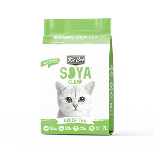 Kit Cat SOYA Clump Green Tea Katzenstreu, 7 Liter von Kit Cat