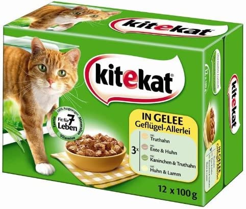 Kitekat 12-er MP Gefluegel-Allerlei in Gelee 12 x 100g von Kitekat