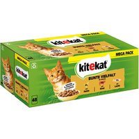 Kitekat Frischebeutel 48 x 85 g - Bunte Vielfalt in Soße von Kitekat