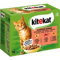 Kitekat Frischebeutel 48 x 85 g - Klassische Auswahl in Sauce von Kitekat