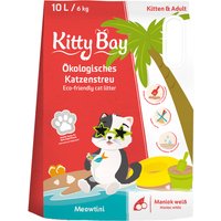 KittyBay Ökologische Katzenstreu Meowtini Weißer Maniok - 10 l (6 kg) von Kitty Bay