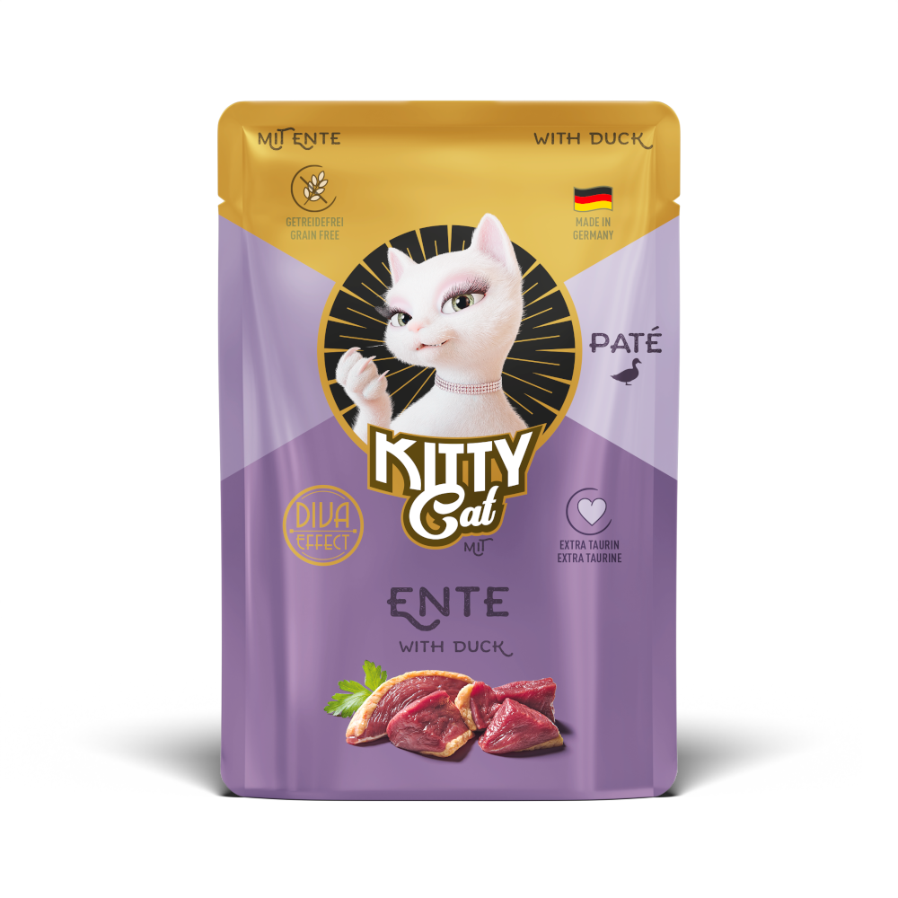 KITTY Cat Paté 6 x 85 g - Ente von Kitty Cat