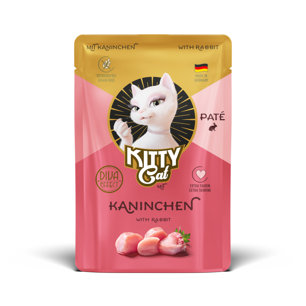 KITTY Cat Paté 6 x 85 g - Kaninchen von Kitty Cat