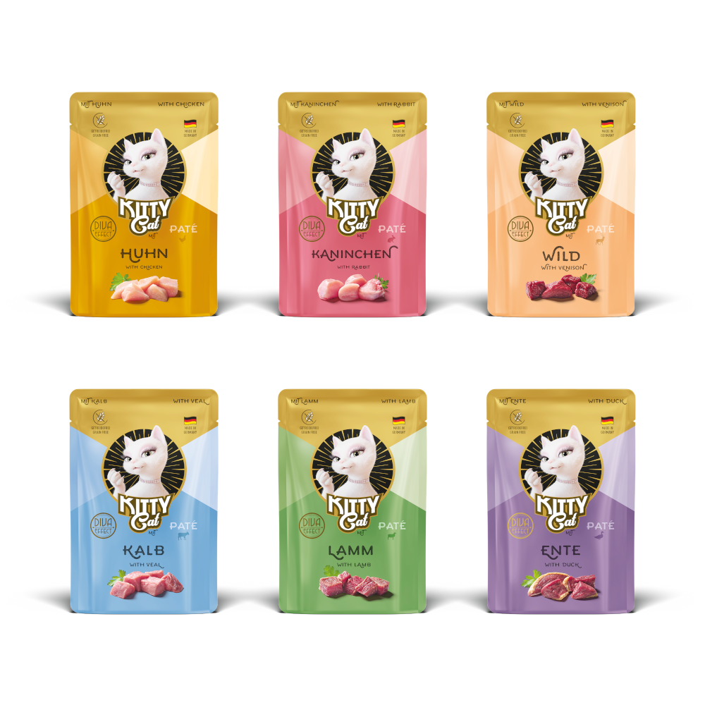 KITTY Cat Paté 6 x 85 g - Mixpaket I (6 Sorten) von Kitty Cat