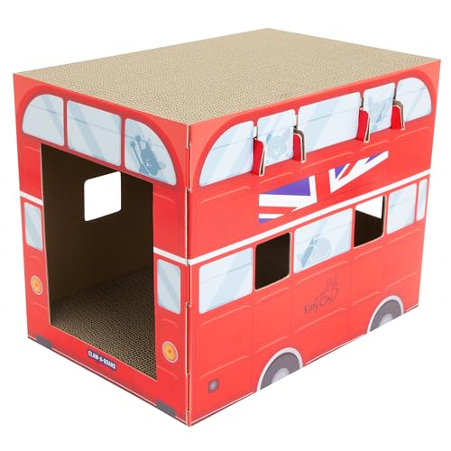 Kitty City Doppeldecker Bus Kratzbaum von Kitty City