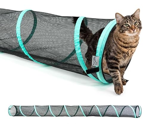 Kitty City Outdoor Catio Mega Kit für Katzen, Ersatzteile und 10' Tunnel von Kitty City