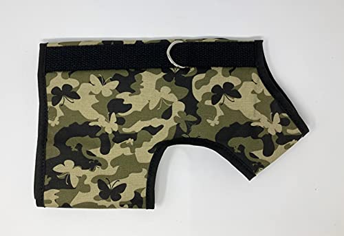 Kitty Holster Katzengeschirr, Größe M/L, Schmetterlings-Camouflage von Kitty Holster