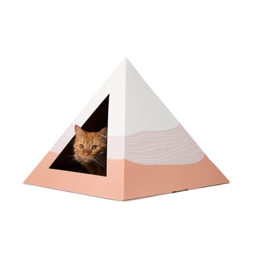 Kitty Kardboard Modernes Katzenbett – gemütliches, stilvolles und langlebiges Haustierversteck aus Karton – umweltfreundlich, minimalistische Designs, einfach zu montieren von Kitty Kardboard