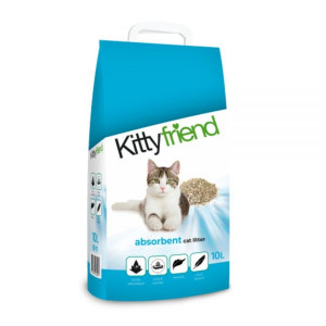 Kitty Friend Absorbent Katzenstreu 2 x 10 Liter von Kitty friend