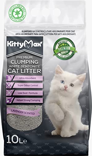 KittyMax Klumpstreu Katzenstreu-Super Premium Lavendel 2 x 10L 100% Bentonite KittyMax Klumpstreu Katzenstreu-Super Premium Lavendel 2 x 10L 100% Bentonite von KittyMax