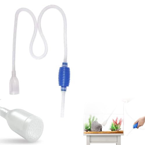 Kiesreiniger Für Aquarien,Aquarium Gravel Cleaner,Fish Waste Cleaner,Siphon Für Die Reinigung Aquariums,Aquarium Water Changer,Fischtank Siphon,Für Aquarienwasserwechsel Und Sandfilterreinigung,Kiuiom von Kiuiom