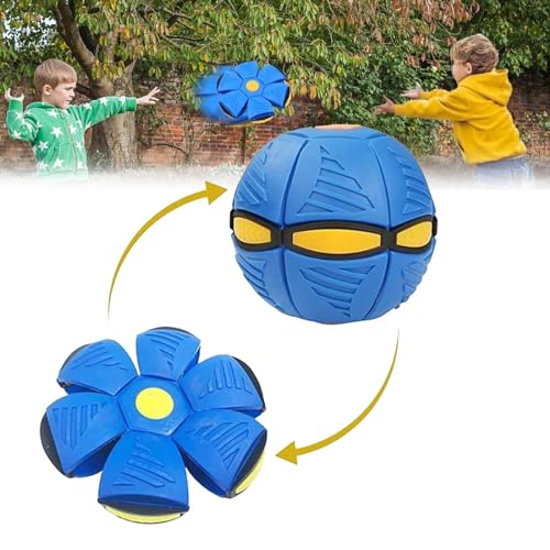 Kiuiom Fliegende Untertasse Ball, Flying Saucer Ball für Hunde, Interaktives Hund Spielzeug Frisbee, Haustier Spielzeug Frisbee Ball Hund Spielzeug Ball Frisbee Ball Flying Saucer Ball von Kiuiom