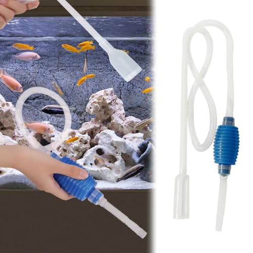 Kiuiom Kiesreiniger Für Aquarien,Aquarium Gravel Cleaner,Fish Waste Cleaner,Siphon Für Reinigung Aquariums,Aquarium Water Changer,Fischtank Siphon,Für Aquarienwasserwechsel,Sandfilterreinigung,1.7M von Kiuiom