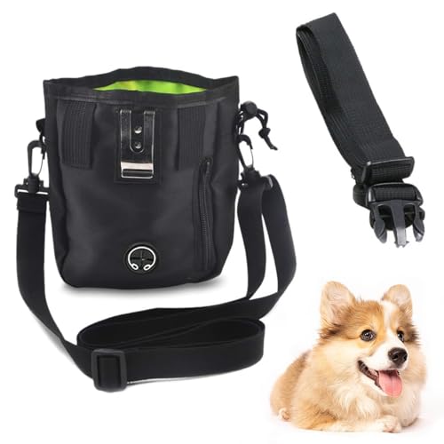 Kiuiom Leichte Trainingstasche für Haustiere, Welpen, Haustier-Trainingstasche, verstellbar, Leckerli-Tasche für Spaziergänge, hochwertiges Hundetrainingsset, große Kapazität, von Kiuiom