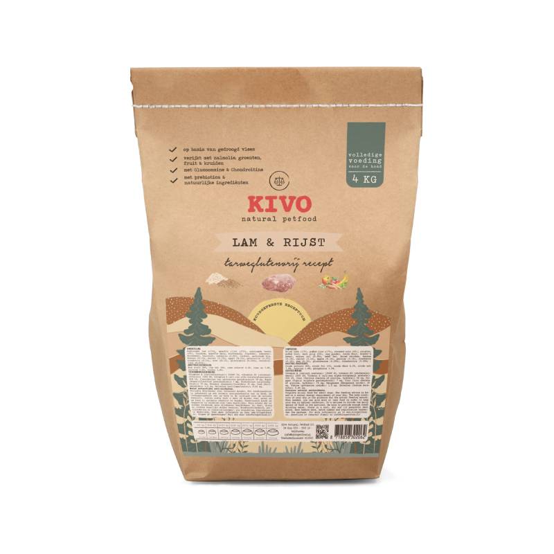 Kivo Lamm und Reis weizenglutenfrei - 2 x 14 kg von Kivo