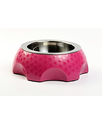 KIWI WALKER Käseschale für Hunde, 26 x 9 cm, Rosa von Kiwi Walker