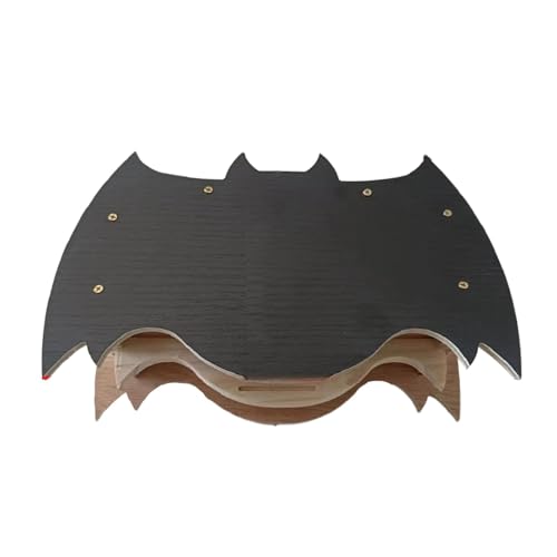 Kixolazr Fledermaus-Nistkasten - Holz Fledermaushäuser Box Schloss | Fledermaus-Häuser Box, Fledermauskasten für Draußen, Schloss Fledermaushäuser für Rasen, Freiraum, Outdoor von Kixolazr