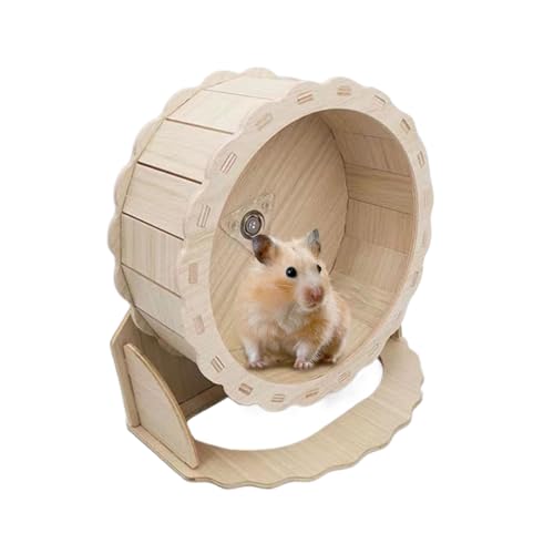 Kixolazr Holz Hamsterrad, ruhiges Hamsterrad | Rad für Hamster | Ruhige laufende Untertasse für Kletteraktivitäten, natürliche Lebensraumsimulation Anreicherung Spielzeug braucht kleine Kixolazr Holz Hamsterrad, ruhiges Hamsterrad | Rad für Hamster | Ruhige laufende Untertasse für Kletteraktivitäten, natürliche Lebensraumsimulation Anreicherung Spielzeug braucht kleine von Kixolazr