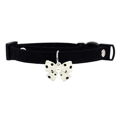 Kixolazr Kätzchen-Fliege-Halsband,Fliege-Hundehalsband | Haustierhalsband mit Entriegelungsschnalle,Bequemes Halsband aus Baumwolle für kleine und große Hunde, Haustiere und Kätzchen von Kixolazr