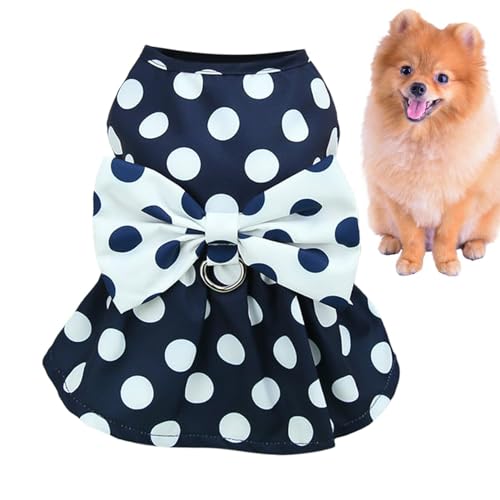 Kixolazr Sommerkleid für Hunde, Sommerkleidung für Katzen - Leichte Haustierweste für kleine Hunde - Dünne Katzen-Sommerkleider, Welpen-Weste, Kleidung, leichtes Seil-Schnallen-Design für von Kixolazr