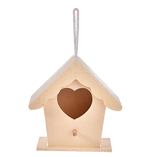 Vogelhäuser für den Außenbereich, Kolibri-Haus, Holz-Vogelhaus aus Zedernholz zum Aufhängen im Freien, Bauernhaus, dekoratives Vogelnest für Kolibris, Kardinäle, Blaue Vögel und Wildvögel, Eolaks von Kixolazr